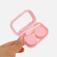 thumbnail image 4 of Unique Bargains 1 Set Contact Lens Case Compact Rectangular Lens Storage Case Pink, 4 of 5