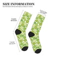 thumbnail image 3 of Xecao Kiwi Lemon Print Crew Socks for Men and Women, Men's Soft Moisture-wicking Sock, 3 of 7