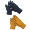 thumbnail image 1 of Winter Touchscreen Gloves Warm Fleece Lined Knit Gloves Elastic Cuff Winter, 1 of 5