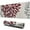 Red Gray, variant on Long Mouse Pads for Desk,Red and Gray Floral Pattern Desk Mats on Top Of Desks, Desk Mouse Pad Extra Large with 3mm Non-Slip Base and Stitched Edge for Gaming,Office,Work,Home 31.5"x11.8"