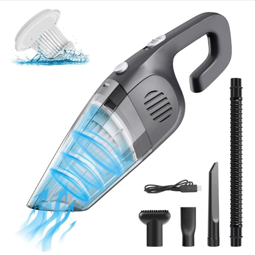 Portable Car Vacuum, 7kpa Handheld Vacuum Cordless Vacuum Cleaner