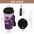 thumbnail image 2 of BZSMCE Coffe Bottles Stainless Steel Water Bottle With Fasshion Whispers Of Lavender Printed, 2 of 8