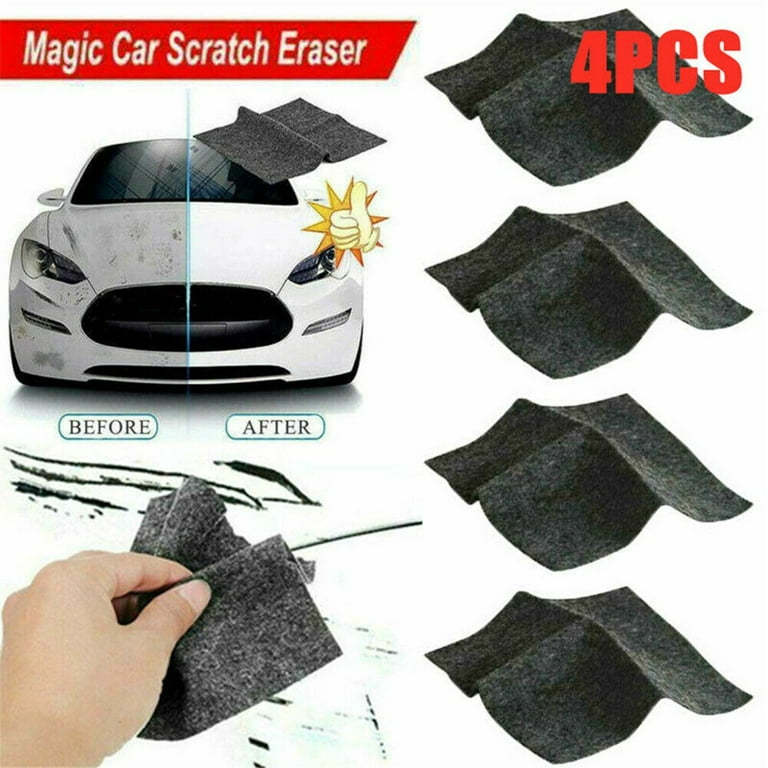 4 Pcs Nano Sparkle Cloth, Magic Scratch Remover Cloth for Car