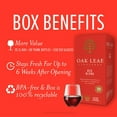 Oak Leaf Vineyards Red Blend Wine, 3 L Bag In Box, ABV 9.00
