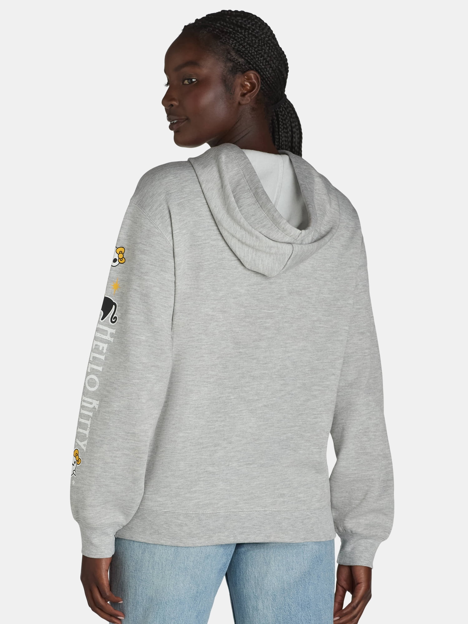 Hello Kitty Women’s Halloween Graphic Hoodie Sweatshirt with Long Sleeves, Sizes XXS-XXL