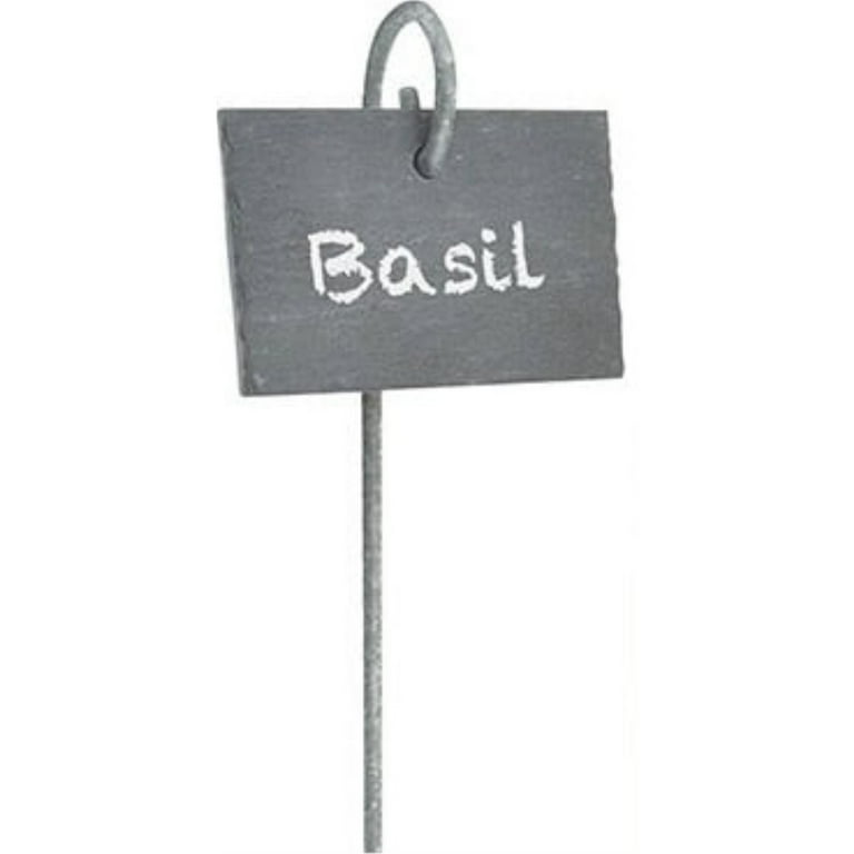 Esschert Design Pflanzen Marker - Wiederverwendbare Schiefer Stecker