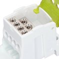 thumbnail image 2 of NFTIGB 690V 80A DIN Rail Terminal Block Distribution Box Spliceable Brass Conductor Junction Box for House Appliances Yellow UKK80 C45 Electrical Connectors Fast Quick Wire Cable Connection, 2 of 9