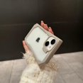 thumbnail image 3 of Simple Candy Color Irregular Edges Clear Phone Case Compatible with iPhone Case (Gray,iPhone 12), 3 of 6