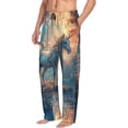 thumbnail image 6 of Naloa Forest Lake White Horse Pajama Pants Men, PJ Bottoms, Sleep & Lounge Pants-Medium, 6 of 6
