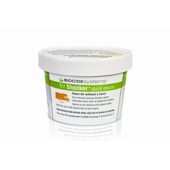 Biocide Systems Odor Absorber 3244 RV Shocker; Free Standing Tub; Unscented; Single; With English Packaging
