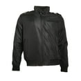 thumbnail image 2 of Men's Jacket Athletic Lightweight Water Resistant Full-Zip Slim Fit Racer Coat, Brown, 3XL, 2 of 5