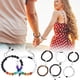thumbnail image 1 of Fiudx Pulsera de Pareja de Turquesa Blanca Esmerilada, Diseño de Imán En Forma de Corazón, Material de Piedra Natural, Textura Resistente y Única, Regalo Conmemorativo de Pareja, Estilo Unisex, Juego, 1 of 1