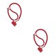 thumbnail image 1 of sweethay Cordón para teléfono móvil Correa para el cuello Ajustable Colgante universal Smartphone Cuerda Mosquetón Anti-pérdida Seguridad China Rojo rojo chino 2piezas, 1 of 6