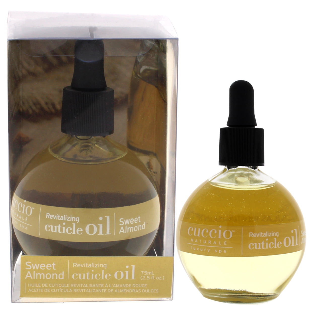 Cuticle Revitalizing Oil - Sweet Almond by Cuccio Naturale for Unisex - 2.5 oz Oil