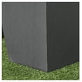 thumbnail image 5 of Outdoor Planters 2-Pack, 22in & 18in Flower Pots, Stackable Plant Pots with Drainage, Durable MgO, for Porch Patio Yard Garden, Gray, 5 of 9
