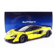 Autoart 76082 1-18 Scale Mclaren 600lt Sicilian & Carbon Model Car, Yellow
