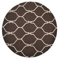 thumbnail image 3 of Rugsotic Carpets Hand Tufted Wool Eco-Friendly Area Rugs - 8'x8', Round, Brown Beige, Modern Contemporary Design, High Pile Handmade Anti Skid Rugs for Living Room, Bed Room (K01004), 3 of 6