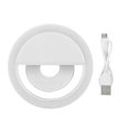 thumbnail image 1 of Portable LED Selfie Clip Light USB Charging for iPhone (White), 1 of 4