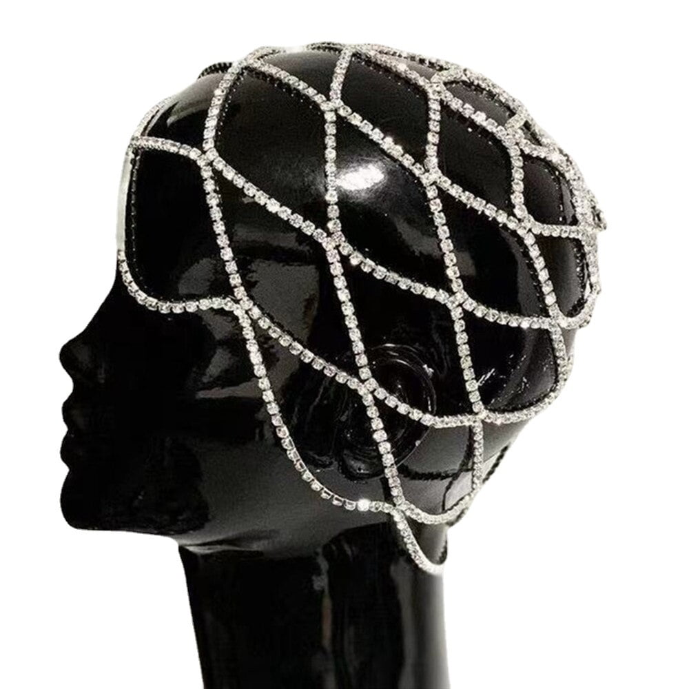 Flapper cap headpiece top
