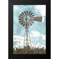 thumbnail image 2 of Bluebird Barn 17x24 Black Modern Framed Museum Art Print Titled - Windmill, 2 of 5