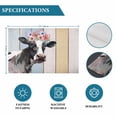 thumbnail image 6 of Farmhouse Cow Placemats Set of 4, Spring Floral Farm Animal Wooden Placemats for Dining Table, Place Mats for Kitchen Tabletop, Waterproof Wipeable Dining Table Mats Set, 6 of 9