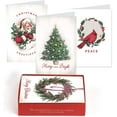 thumbnail image 7 of Masterpiece Studios 16-Count Boxed Assorted Christmas Cards, 4 each of 4 Different Designs, 6.25" x 4.62", Christmas Past, 7 of 7