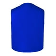 thumbnail image 4 of TOPTIE 5 Pack Button Up Waistcoat Two Pocket Unisex Vest Volunteer Work Vest-Blue-L, 4 of 5