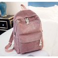 thumbnail image 2 of Backpack Style Soft Fabric Backpack Female Corduroy Design School Backpack For Teenage Girls Striped Backpack Women, 2 of 2