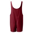 thumbnail image 5 of LUOGENLI Girls Jumpsuits Girls Summer Sleeveless Casual Romper Spaghetti Strap Shorts Jumpsuit with Pockets Girls Rompers Size 6-7 3 Pack Rompers for Girls Size 14-16 Brick Red 7-8 Years, 5 of 5