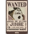 thumbnail image 4 of One Piece - Jinbe Wanted Poster Wall Poster with Push Pins, 14.725" x 22.375", 4 of 4