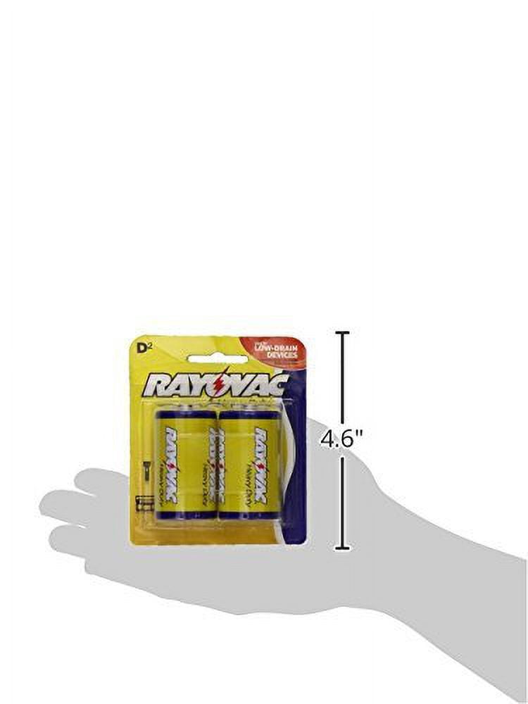 Rayovac® Heavy-duty Carded D, 2 Pk