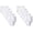 White, variant on Hanes Women's 8Pack White Cotton Briefs Ladies Panties Underwear 8