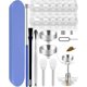 thumbnail image 1 of Kit de herramientas de llenado LELELUK con microembudos de acero inoxidable, 1 of 7