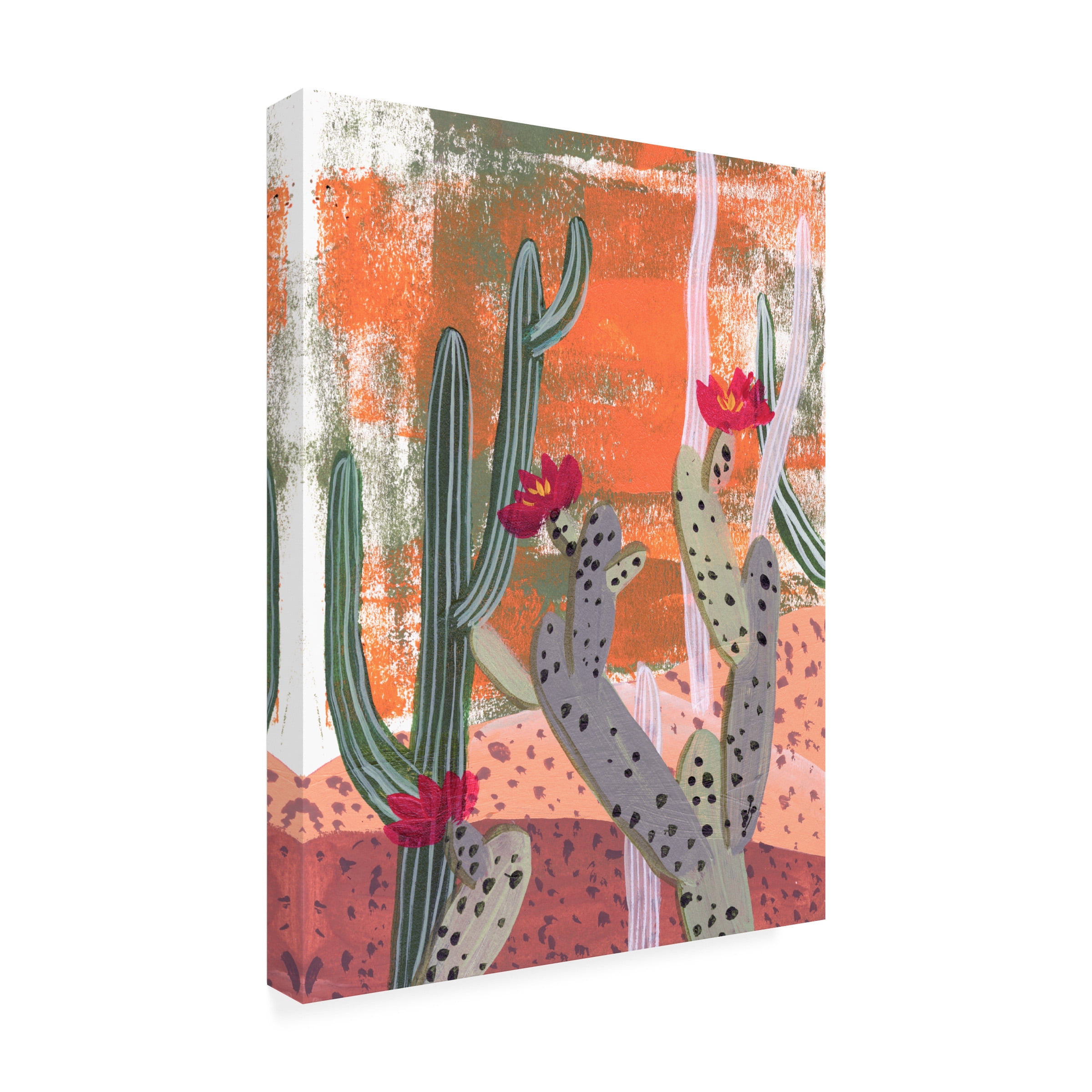 Melissa Wang 'Desert Flowers I' Canvas Art