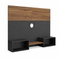 thumbnail image 4 of Mueble TV Duo 80", Atlas del Descanso Color Nogal con Negro, 4 of 8
