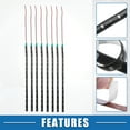 thumbnail image 3 of Unique Bargains 12V 15 LED Strip Light Flexible 30cm Car Interior Decoration Lamp Green (Set of 8), 3 of 6