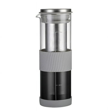 Airtight Cold Brew Coffee Maker & Tea Infuser - 800ml Glass Carafe Pitcher for Iced Brewing,Glass Pot New