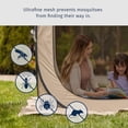thumbnail image 5 of East Oak Pop up Screen Tent with Mosquito Netting, Portable Screen House Canopy Shelter, 6 x 6 FT InstantGazebo & UPF 50+ UV Protection, Beige, 5 of 8