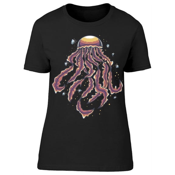 Colorful, Jelly Fish T-Shirt Women -Image by Shutterstock, Female Large