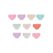 Hanes Toddler Girls' Pure Comfort® Briefs 10-Pack Assorted 4/5T