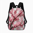 thumbnail image 2 of Pink Cherry Blossom Branch Pattern Large Capacity Backpacks For Teenagers Travel Bags Casual 17In Backpack, 2 of 7