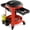 Black+Red, variant on Goplus Workshop Creeper Seat Rolling Mechanic Stool with2 Drawers 330 LBS Weight Capacity