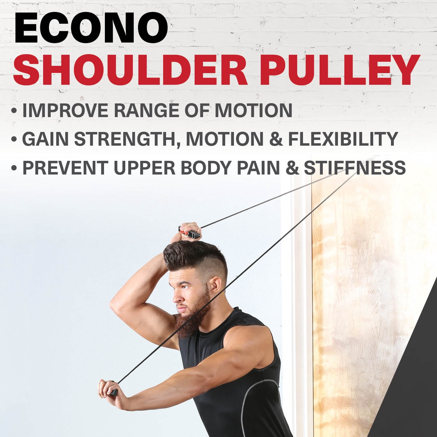 Lifeline Fitness Econo Shoulder Pulley for Increased Shoulder Strength, Motion and Flexibility