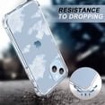 thumbnail image 5 of Sky Clouds Clear Case for iPhone 13,Transparent Soft TPU Bumper Full Cover Case, 5 of 5