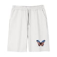 thumbnail image 5 of White Butterfly American Flag Kids 4th of July Outfit 2 Piece T Shirt Shorts Set for Kids Boys Girls Patriotic Summer Clothes,Size 7 T, 5 of 9