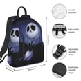 thumbnail image 4 of The Nightmare Before Christmas Lightweight Backpack Student Bookbag School Bag Satchel Daypack Unisex Knapsack Rucksack For Kids Teens Adult, 4 of 5
