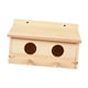 thumbnail image 5 of Wood Bird House Nido de pájaros Caja de reproducción Decoración del patio trasero Entrada delantera rústica Al aire libre Birdhouse para loros Cardena, 5 of 9