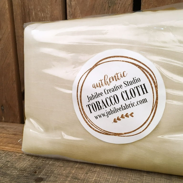 60 Yards Natural Unbleached Tobacco Cloth Cotton Fabric Lightweight for Wedding Decor by JCS