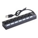 thumbnail image 1 of Hub USB 2.0 de 7 Puertos con Adaptador Alto - Negro CUTICAT Adaptador de alta velocidad, 1 of 8