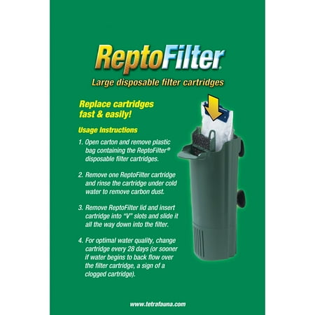 UPC: 0046798260493 | Tetra tetrafauna® reptofilter® filter cartridges 3 count (large)
